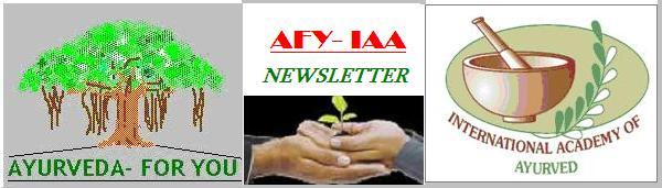 Ayurveda For You Newsletter